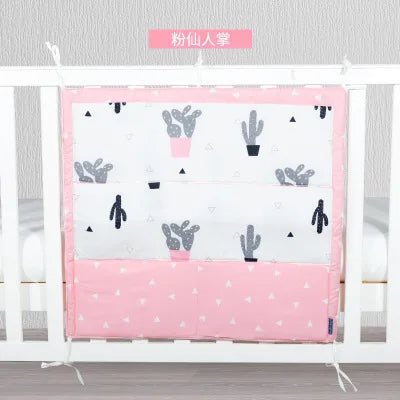 Baby Bed Hanging Storage Bag Newborn Crib Diaper