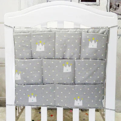 Baby Bed Hanging Storage Bag Newborn Crib Diaper