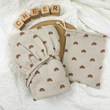 Baby Bedding Set Newborn Plain Color Cotton Muslin