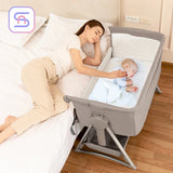 Baby Beside Sleeper Newborn Bassinet Multifunction Crib Portable