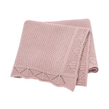 Baby Blankets Knitted Newborn Swaddle Wrap Crib Quilt