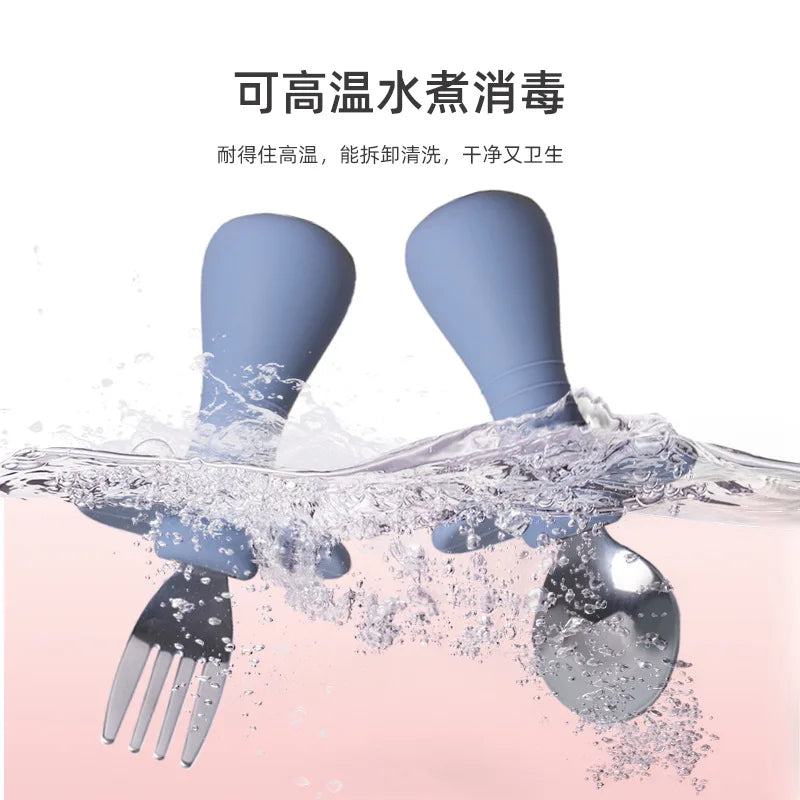 Baby Candy Colour Tableware Set Utensil 316 Stainless