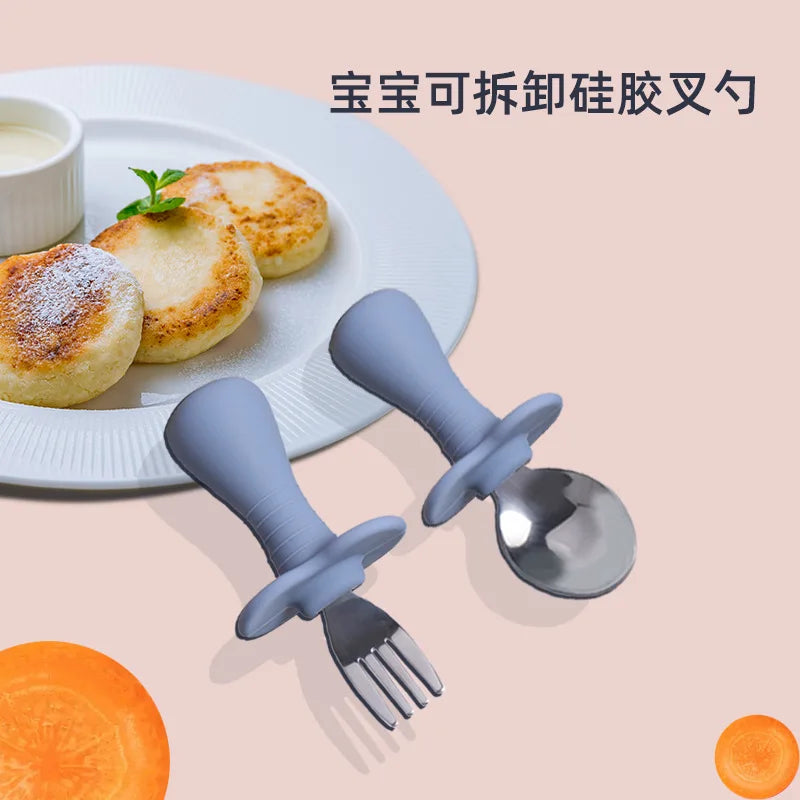 Baby Candy Colour Tableware Set Utensil 316 Stainless