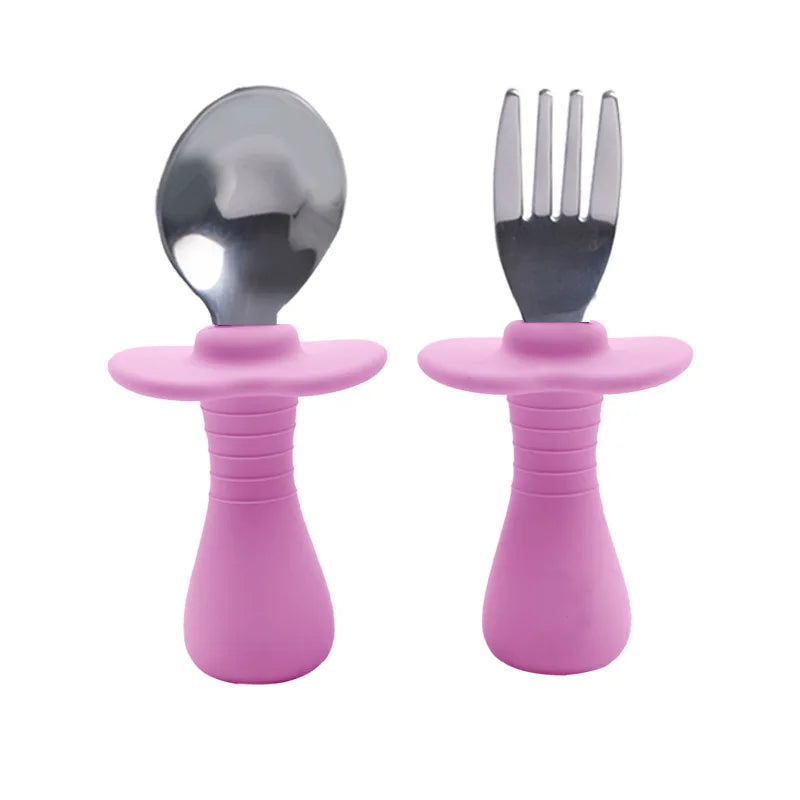Baby Candy Colour Tableware Set Utensil 316 Stainless