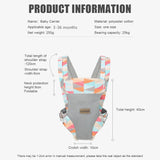 Baby Carrier, Bag Portable Ergonomic Backpack Newborn Toddler