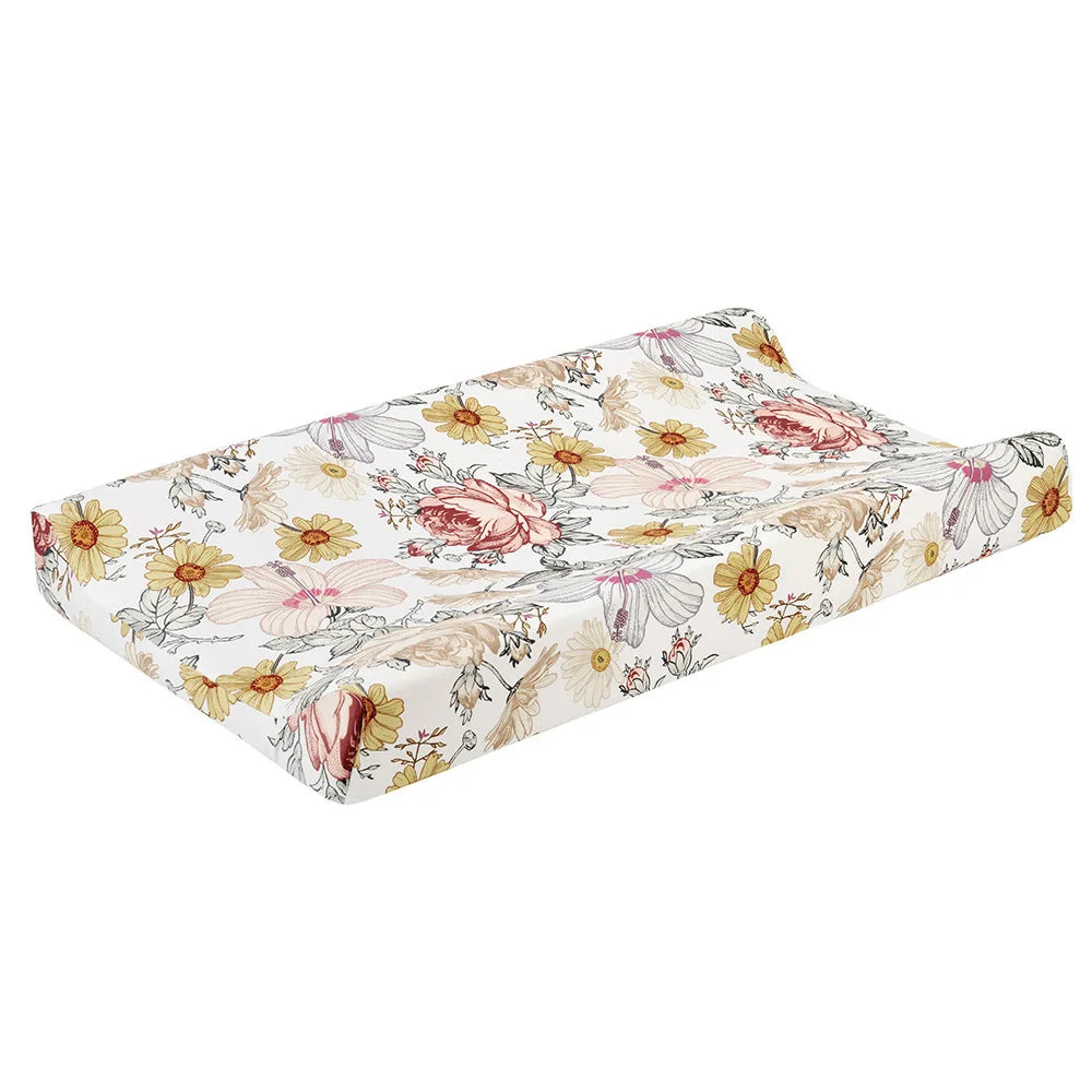 Baby Changing Pad Print Elastic Fitted Crib Sheet