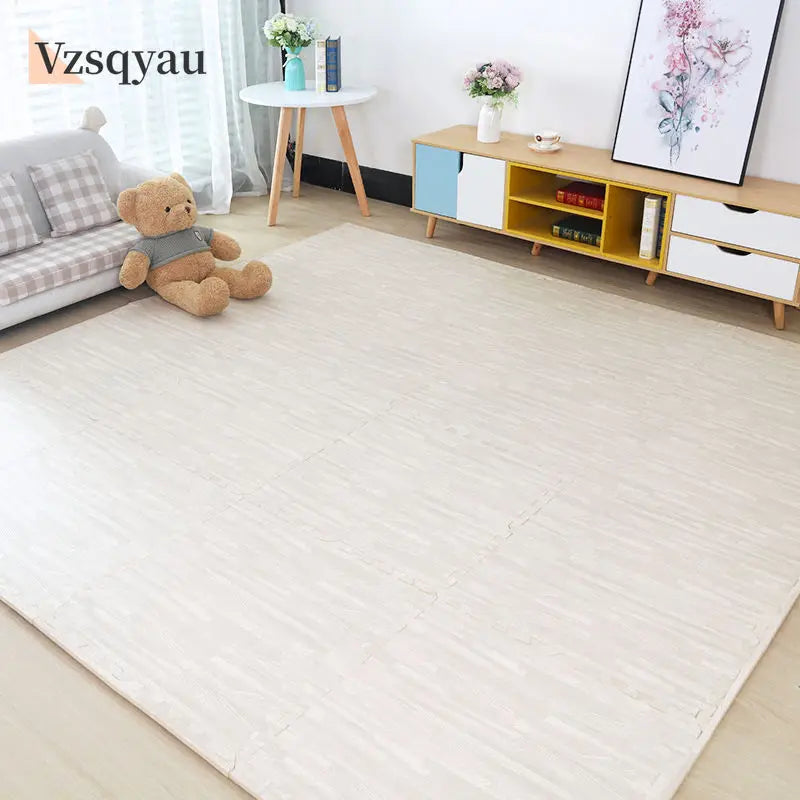 Baby EVA Foam Play Gym Puzzle Mats Wooden