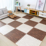 Baby EVA Foam Play Gym Puzzle Mats Wooden