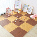 Baby EVA Foam Play Gym Puzzle Mats Wooden