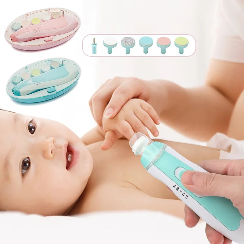 Baby Electric Nail Care Tools 6-in-1 Multi Head