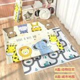Baby Folding Crawling Activity Mat Kids Cartoon Waterproof