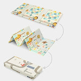 Baby Folding Crawling Activity Mat Kids Cartoon Waterproof