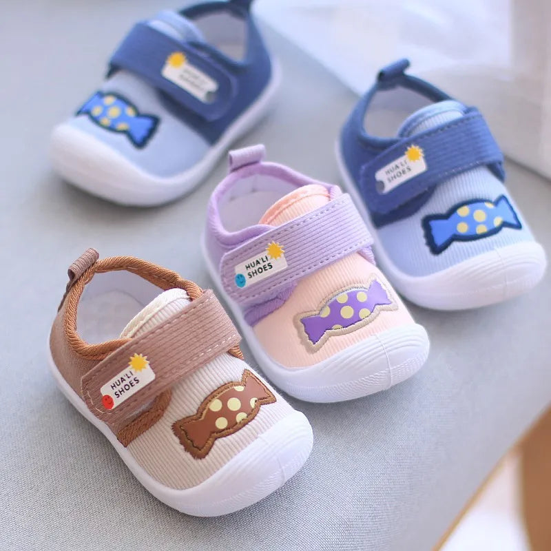 Baby Girl Boy Shoes First Walkers Cotton Soft