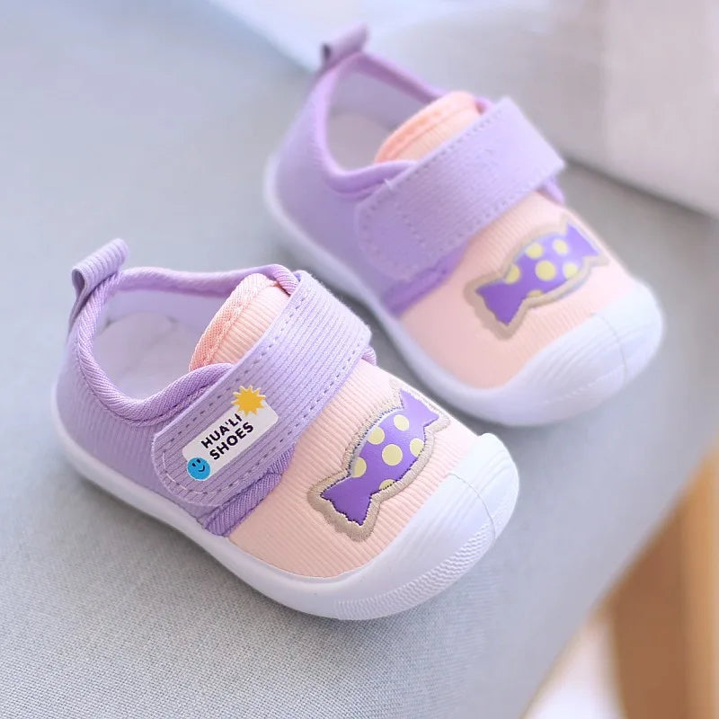 Baby Girl Boy Shoes First Walkers Cotton Soft