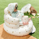 Baby Inflatable PVC Sofa Chair Cartoon Bear Floral