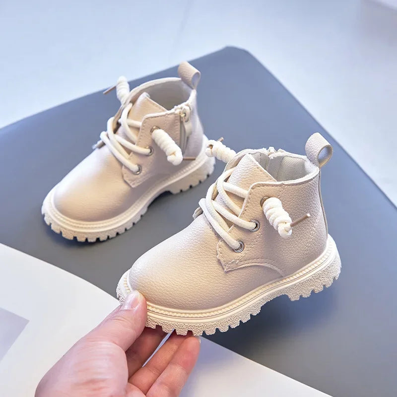Baby Kids Short Boots Boys Shoes Autumn Winter