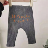 Baby Leggings Children Pants Baby Letter Print Embroidery