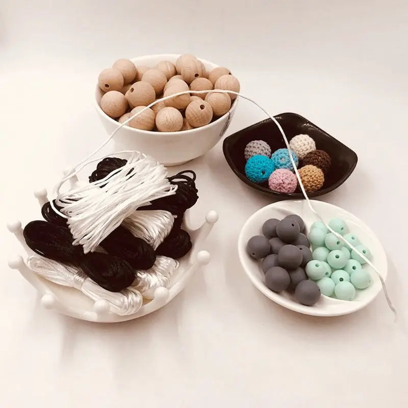 Baby Pacifiers Accessories 5m Satin Silk Rope 1.5mm