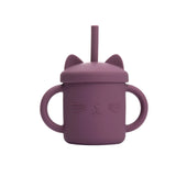 Baby Silicone Cups Baby Learning Drinking Straw Cup