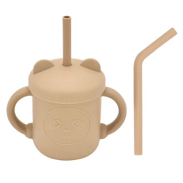 Baby Silicone Sippy Cups BPA-Free Portable Storage Snack