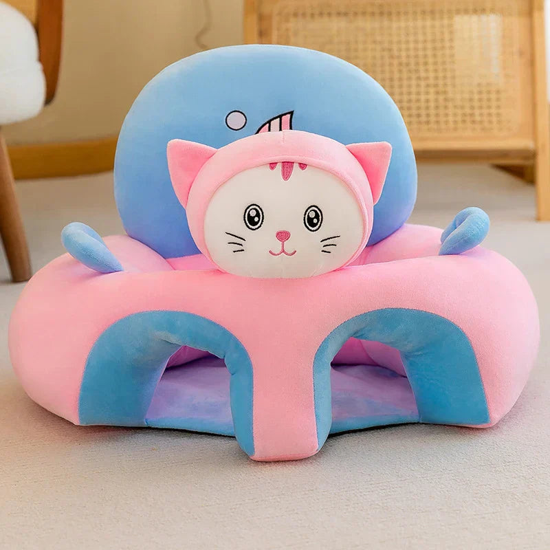 Baby Sitting Chair Cover Plush Chair Cute Animal