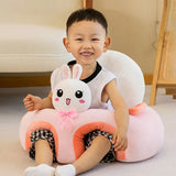 Baby Sitting Chair Cover Plush Chair Cute Animal