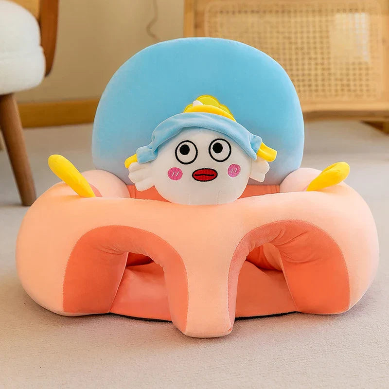 Baby Sitting Chair Cover Plush Chair Cute Animal