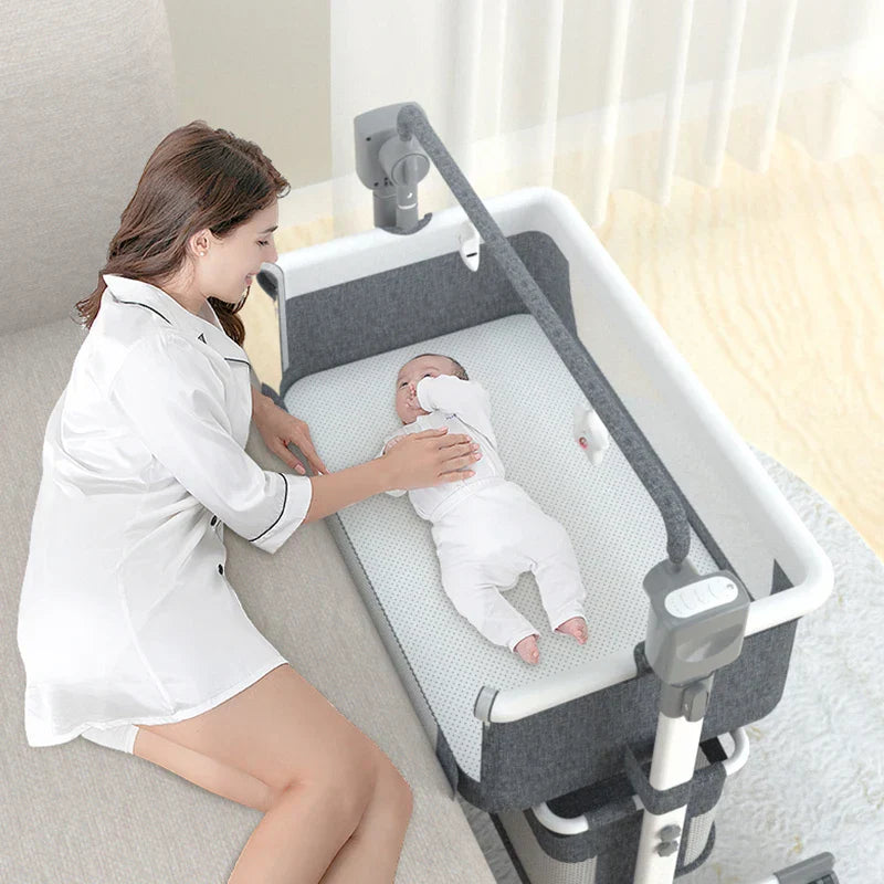 Baby Sleeping Bed Electric Cradle Rocking Bed Newborn