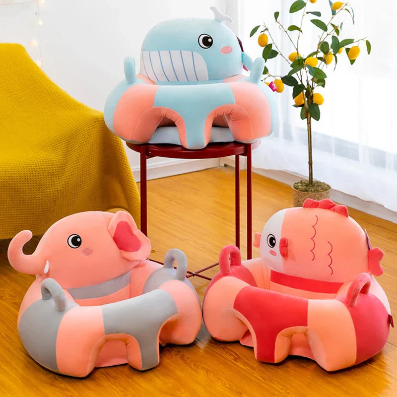 Baby Sofa Support Seat Cover Plush Chair Learning