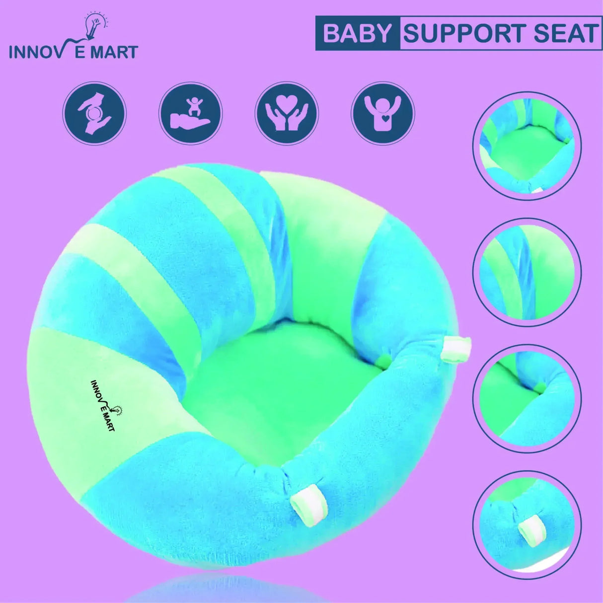 Baby Support Seat Sofa Plush Soft Animal Shaped