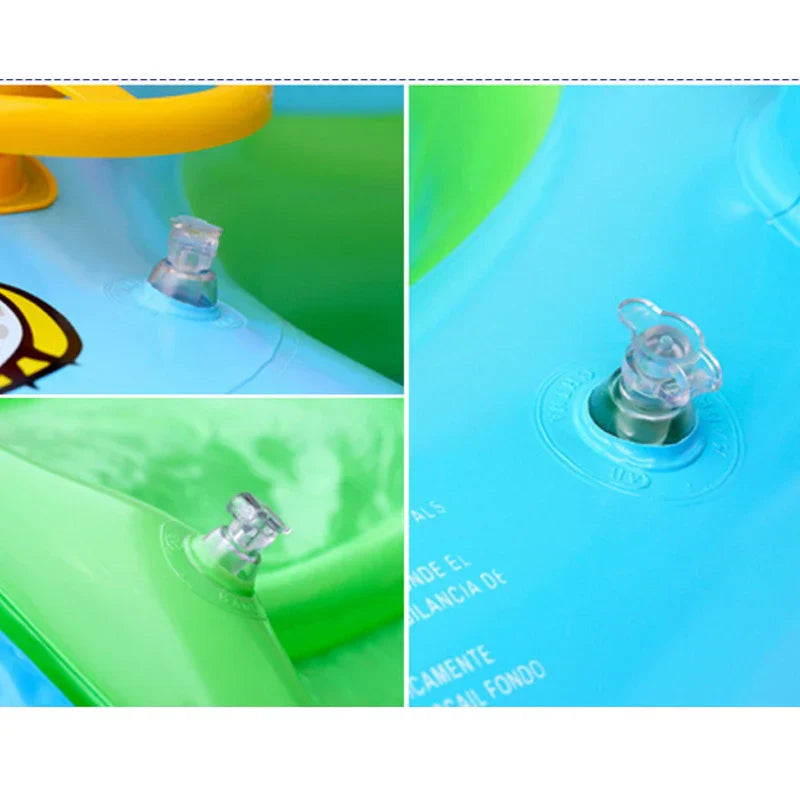 Baby Swim Ring Sunshade Steering Wheel Floating Summer