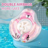 Baby Swimming Float Inflatable Infant Pink Floating Ring