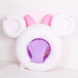 Baby Swimming Float Ring Roof Inflatable Double Raft
