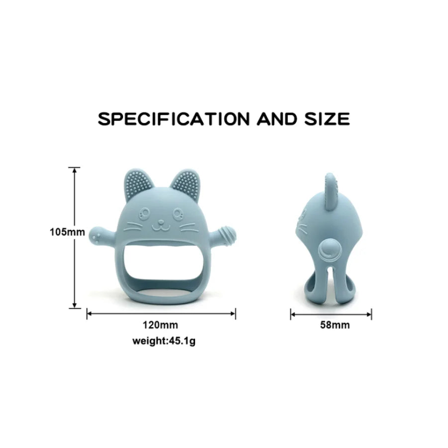 Baby Teether Gloves Kids Teething Silicone Dental Care