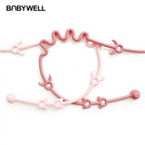 Baby Toy Gum Anti-drop Rope Colorful Anti-drop Silicone