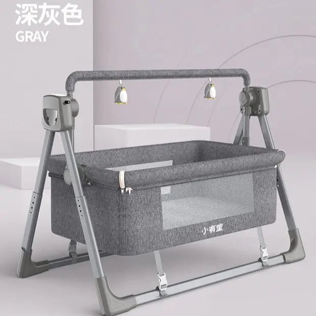 Baby bed rocking bed baby crib electric cradle