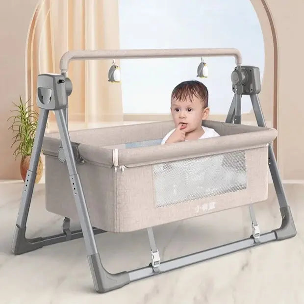 Baby bed rocking bed baby crib electric cradle