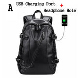 Backpack Men External Usb Charge Waterproof Backpack Fashion