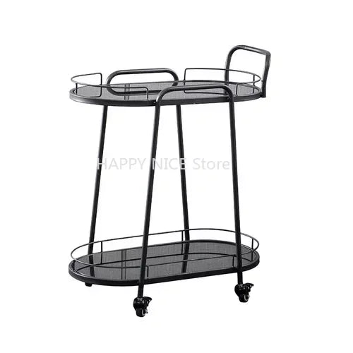 Bar Cart Trolley Organizer 3 Tier Rolling Beach