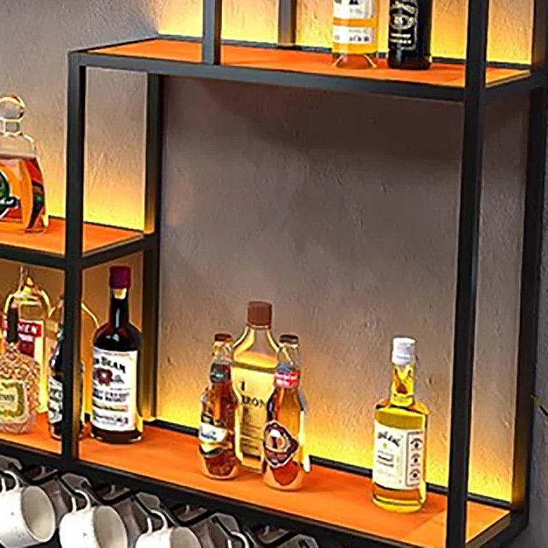 Bar Shelf Wine Rack Display Liquor Wall Mounted