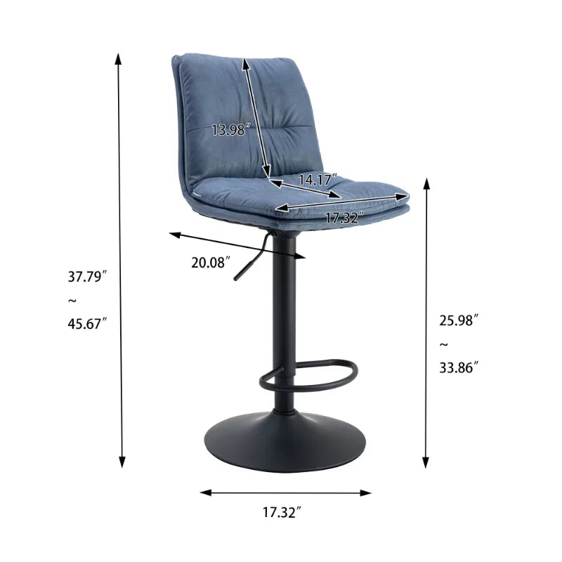 Bar Stools High PU Leather Bar Stool High