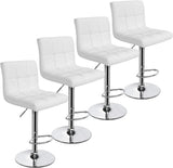 Bar Stools Set of 4 - Modern Adjustable