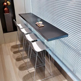 Bar Table Balcony Acrylic Suspension Table Bar Against
