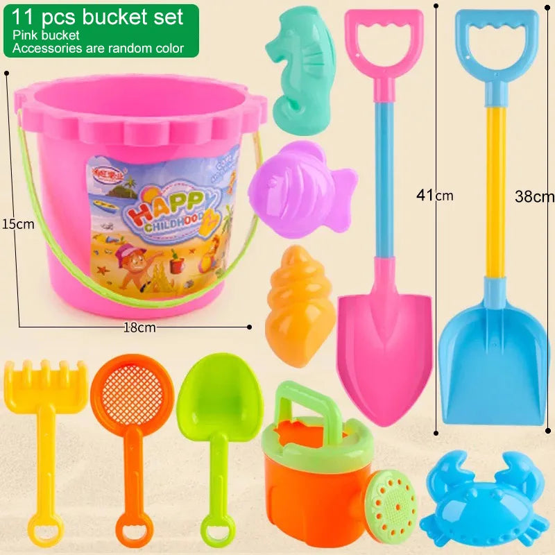 Beach Sand Tools Sets Toys Castle Bucket Kids