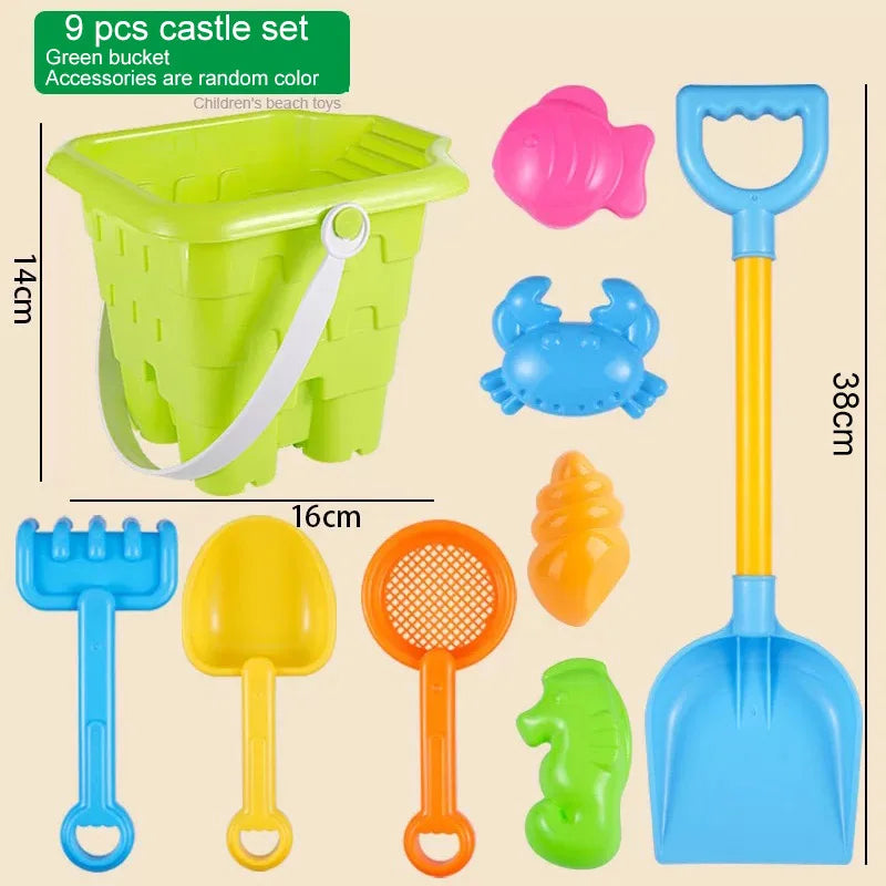 Beach Sand Tools Sets Toys Castle Bucket Kids