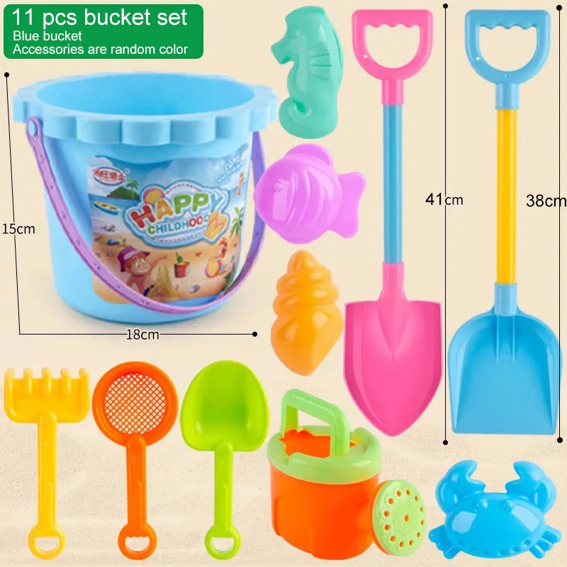 Beach Sand Tools Sets Toys Castle Bucket Kids