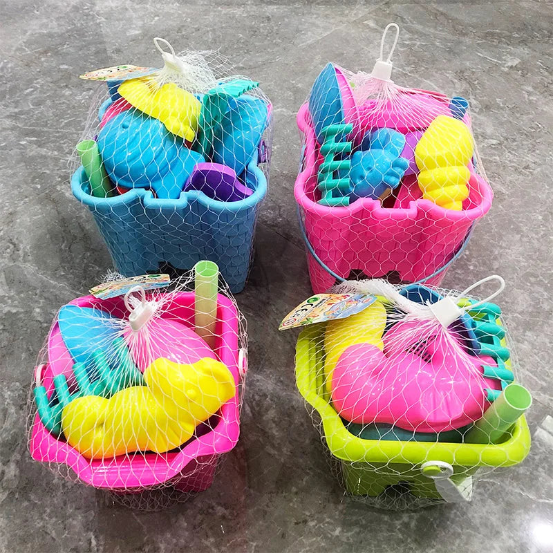 Beach Sand Tools Sets Toys Castle Bucket Kids