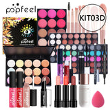 Beginner Makeup Set Basic Eyeshadow Lipstick Foundation Lip