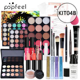 Beginner Makeup Set Basic Eyeshadow Lipstick Foundation Lip