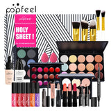 Beginner Makeup Set Basic Eyeshadow Lipstick Foundation Lip